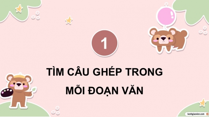 Giáo án điện tử Tiếng Việt 5 kết nối Bài 21: Luyện tập về câu ghép