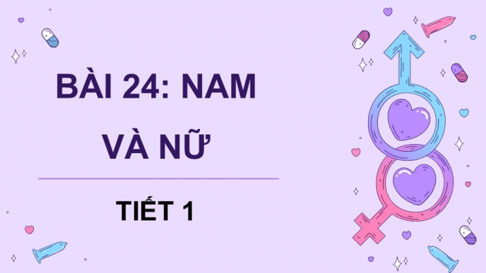 Giáo án điện tử Khoa học 5 kết nối Bài 24: Nam và nữ