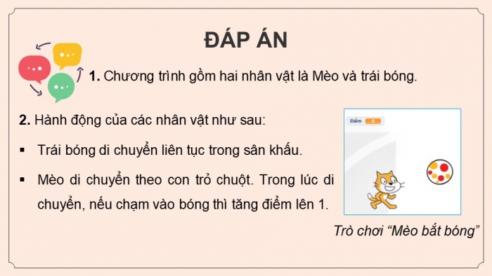 Giáo án điện tử Tin học 5 kết nối Bài 16: Từ kịch bản đến chương trình