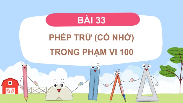 Giáo án PPT Toán 2 cánh diều bài Phép trừ (có nhớ) trong phạm vi 100