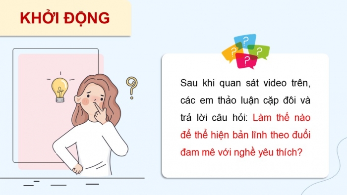 Giáo án điện tử Hoạt động trải nghiệm 12 kết nối Chủ đề 10 Tuần 2