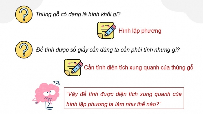 Giáo án điện tử Toán 5 kết nối Bài 51: Diện tích xung quanh và diện tích toàn phần của hình lập phương