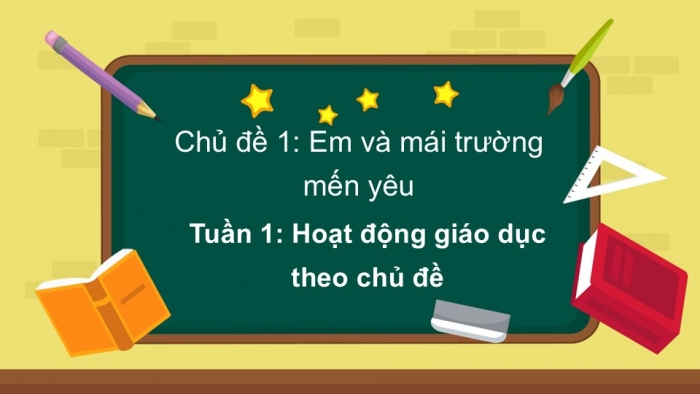 Giáo án PPT HĐTN 2 chân trời Chủ đề 1 Tuần 1