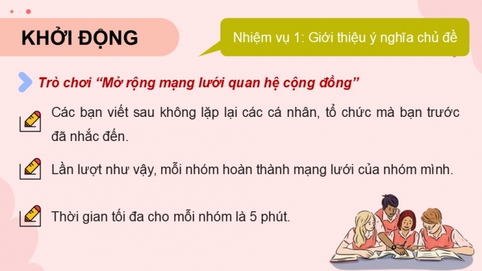 Giáo án điện tử Hoạt động trải nghiệm 9 chân trời bản 1 Chủ đề 6 Tuần 19