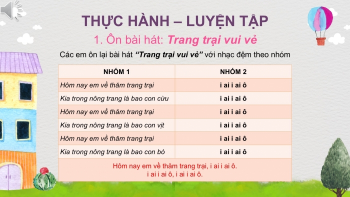 Giáo án PPT Âm nhạc 2 kết nối Tiết 30: Ôn tập Hát và đọc nhạc, Vận dụng – Sáng tạo