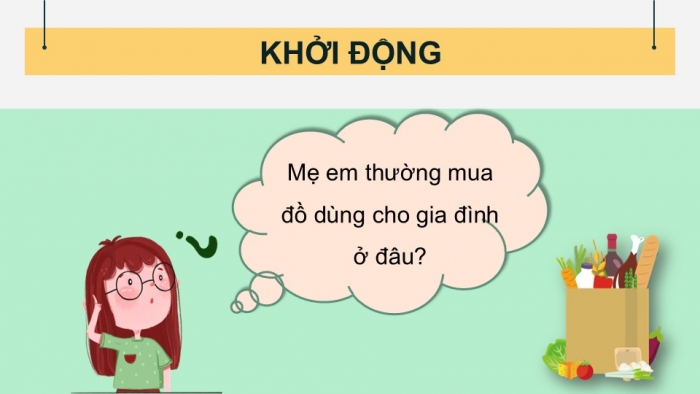 Giáo án PPT Tự nhiên và Xã hội 2 chân trời Bài 12: Hoạt động mua bán hàng hóa