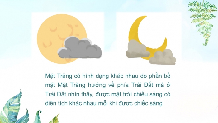 Giáo án PPT KHTN 6 chân trời Bài 44: Chuyển động nhìn thấy của Mặt Trăng