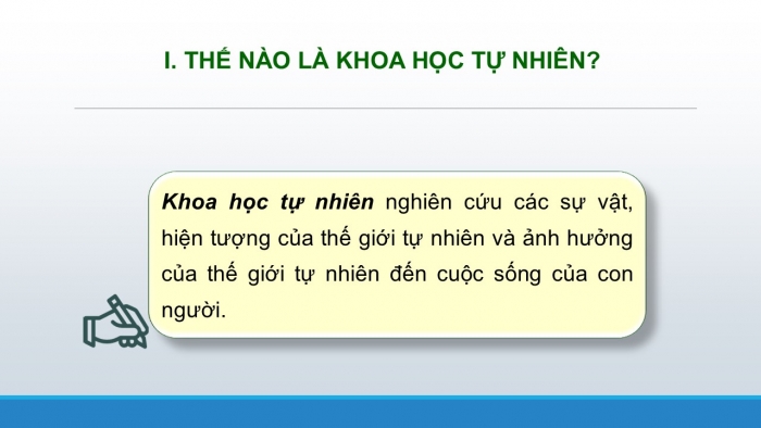 Giáo án PPT KHTN 6 cánh diều Bài 1: Giới thiệu về khoa học tự nhiên