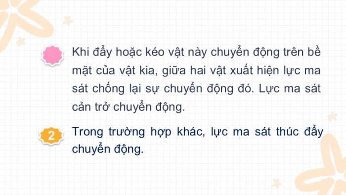 Giáo án PPT KHTN 6 cánh diều Bài 28: Lực ma sát