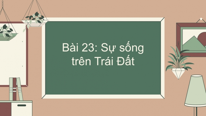 Giáo án PPT Địa lí 6 kết nối Bài 23: Sự sống trên Trái Đất