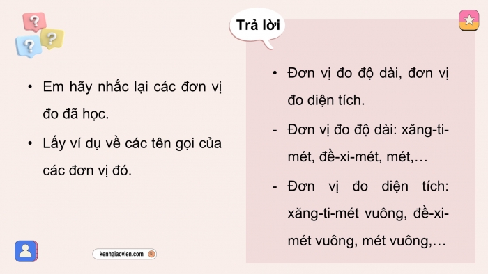 Giáo án điện tử Toán 5 chân trời Bài 70: Xăng-ti-mét khối