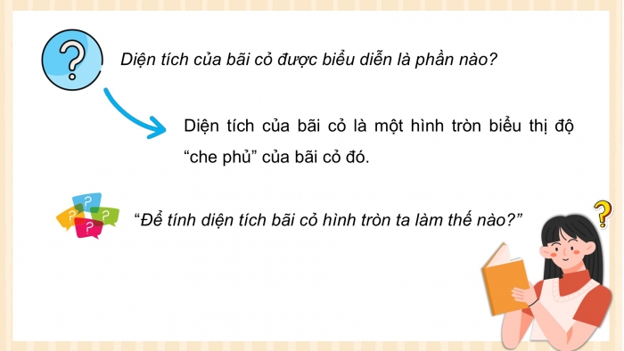 Giáo án điện tử Toán 5 cánh diều Bài 56: Diện tích hình tròn