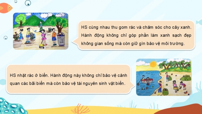 Giáo án điện tử Mĩ thuật 5 cánh diều Bài 10: Bảo vệ môi trường biển