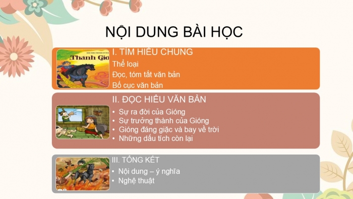 Giáo án PPT Ngữ văn 6 cánh diều Bài 1: Thánh Gióng