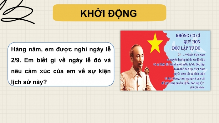 Giáo án PPT Ngữ văn 6 cánh diều Bài 5: Hồ Chí Minh và “Tuyên ngôn Độc lập”