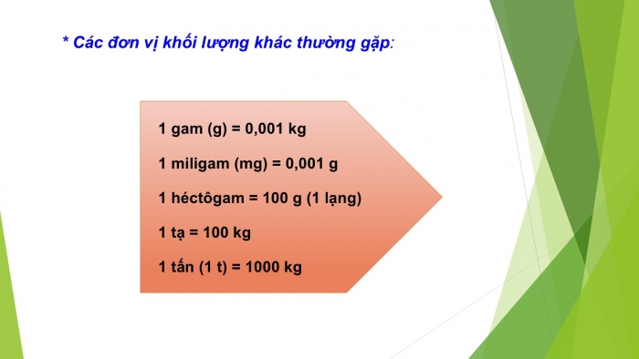 Giáo án PPT KHTN 6 kết nối Bài 6: Đo khối lượng