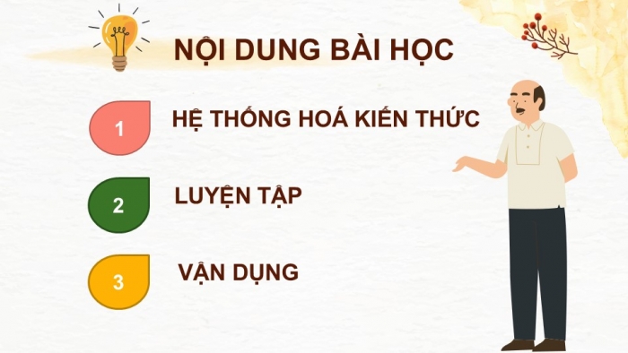 Giáo án PPT KHTN 6 chân trời Ôn tập Chủ đề 5