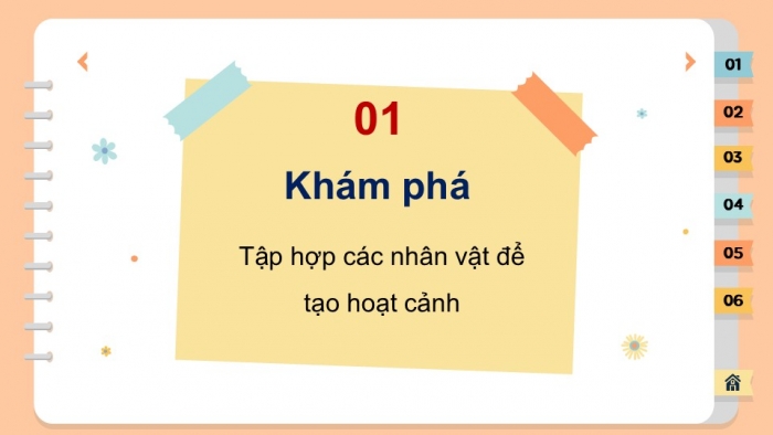 Giáo án PPT Mĩ thuật 6 chân trời Bài 3: Hoạt cảnh ngày hội