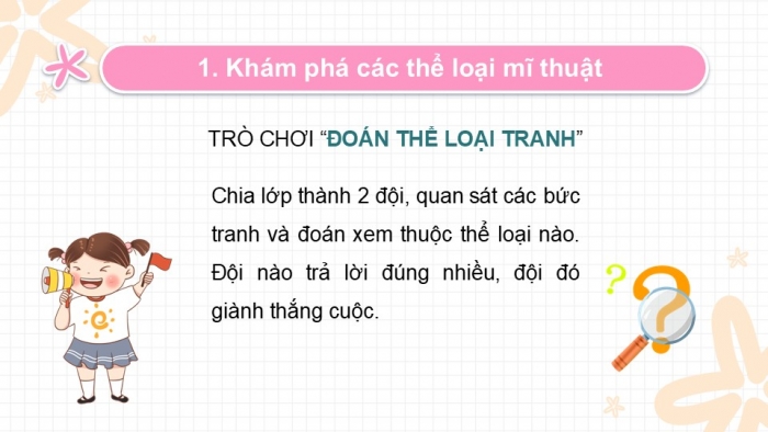 Giáo án PPT Mĩ thuật 6 chân trời Bài tổng kết: Các hình thức mĩ thuật