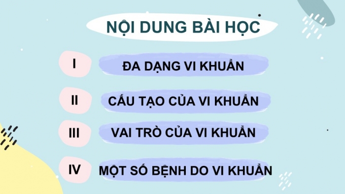 Giáo án PPT KHTN 6 kết nối Bài 27: Vi khuẩn