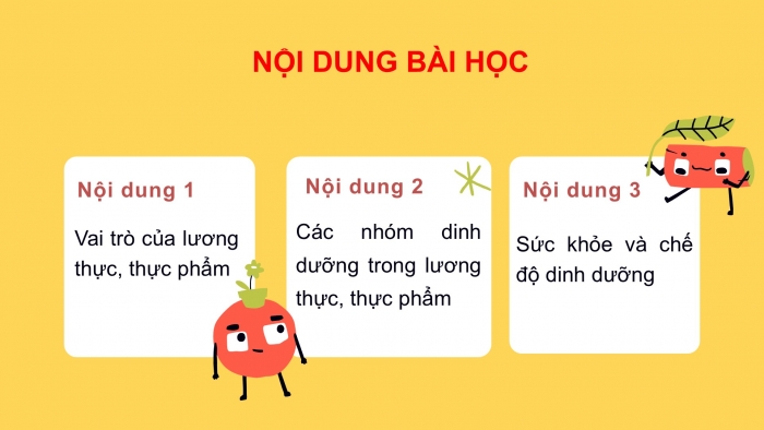 Giáo án PPT KHTN 6 kết nối Bài 15: Một số lương thực, thực phẩm