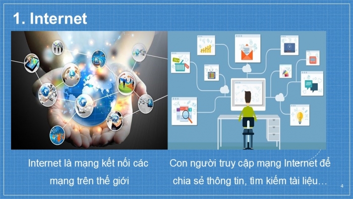 Giáo án PPT Tin học 6 kết nối Bài 5: Internet