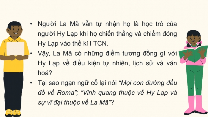 Giáo án PPT Lịch sử 6 chân trời Bài 11: La Mã cổ đại