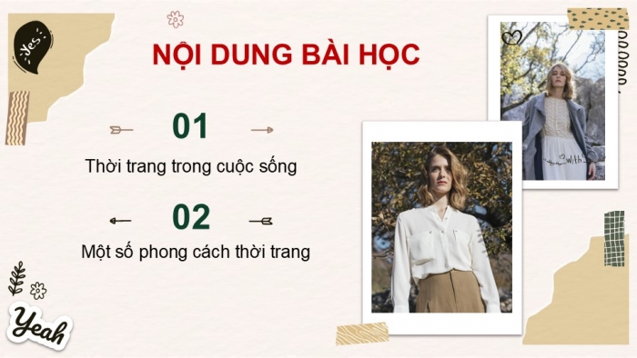 Giáo án PPT Công nghệ 6 kết nối Bài 9: Thời trang