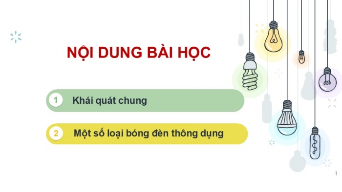 Giáo án PPT Công nghệ 6 kết nối Bài 11: Đèn điện