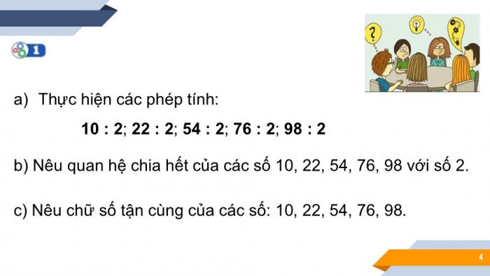 Giáo án PPT Toán 6 cánh diều Bài 8: Dấu hiệu chia hết cho 2, cho 5