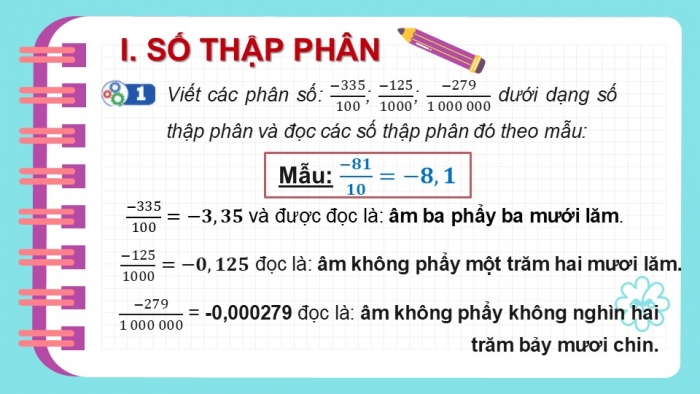 Giáo án PPT Toán 6 cánh diều Bài 5: Số thập phân