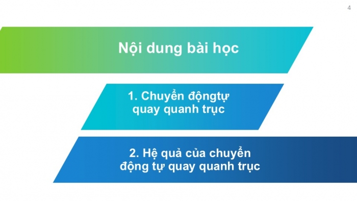 Giáo án PPT Địa lí 6 chân trời Bài 6: Chuyển động tự quay quanh trục của Trái Đất và hệ quả