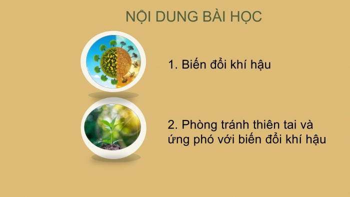 Giáo án PPT Địa lí 6 chân trời Bài 14: Biến đổi khí hậu và ứng phó với biến đổi khí hậu