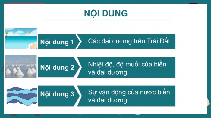 Giáo án PPT Địa lí 6 chân trời Bài 18: Biển và đại dương