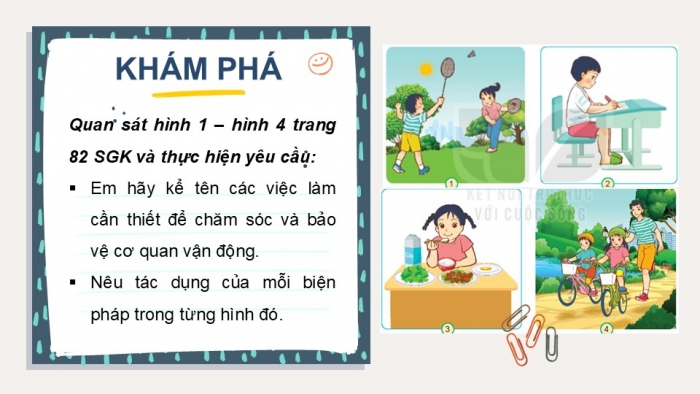 Giáo án PPT Tự nhiên và Xã hội 2 kết nối Bài 22: Chăm sóc, bảo vệ cơ quan vận động