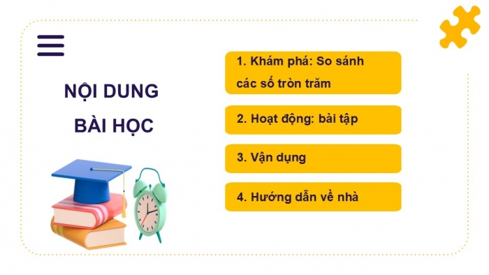 Giáo án PPT Toán 2 kết nối Bài 50: So sánh các số tròn trăm, tròn chục