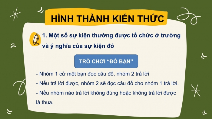 Giáo án PPT Tự nhiên và Xã hội 2 cánh diều Bài 5: Một số sự kiện ở trường học