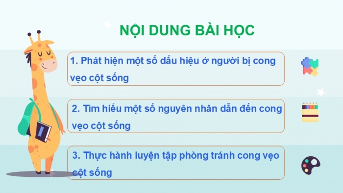 Giáo án PPT Tự nhiên và Xã hội 2 cánh diều Bài 15: Phòng tránh cong vẹo cột sống