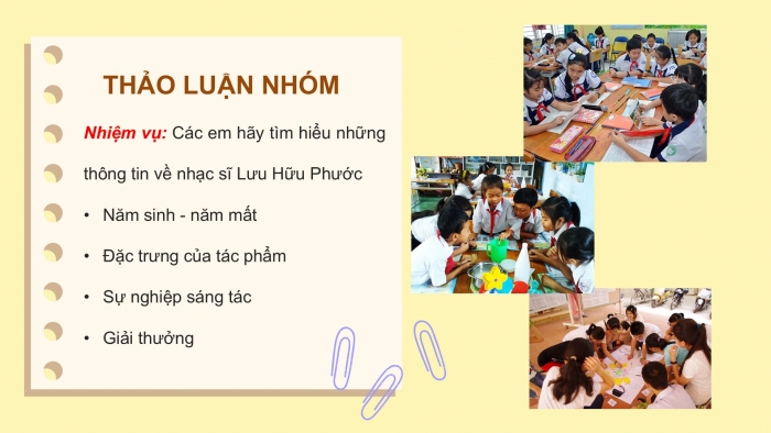 Giáo án PPT Âm nhạc 6 chân trời Tiết 4: Nhạc sĩ Lưu Hữu Phước, Nghe bài hát Lên đàng