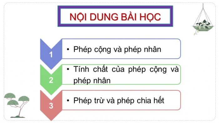 Giáo án PPT Toán 6 chân trời Bài 3: Các phép tính trong tập hợp số tự nhiên