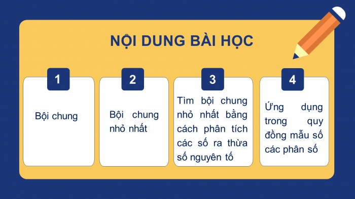 Giáo án PPT Toán 6 chân trời Bài 13: Bội chung. Bội chung nhỏ nhất