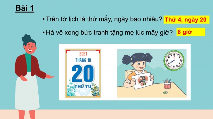 Giáo án PPT Toán 2 chân trời bài Em làm được những gì? (Chương 1 tr. 34)