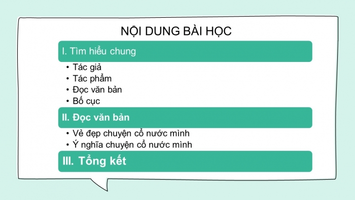 Giáo án PPT Ngữ văn 6 chân trời Bài 2: Chuyện cổ nước mình