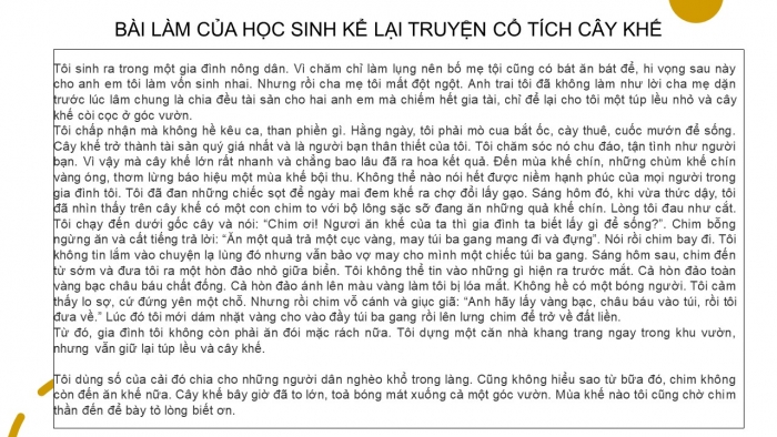 Giáo án PPT Ngữ văn 6 chân trời Bài 2 Viết: Kể lại một truyện cổ tích