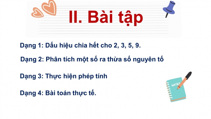 Giáo án PPT Toán 6 kết nối Bài tập cuối chương II