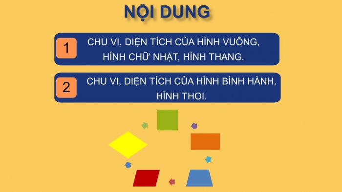 Giáo án PPT Toán 6 kết nối Bài 20: Chu vi và diện tích của một số tứ giác đã học