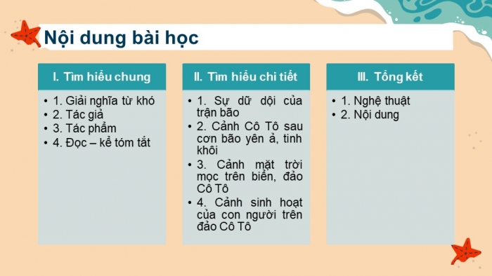 Giáo án PPT Ngữ văn 6 kết nối Bài 5: Cô Tô