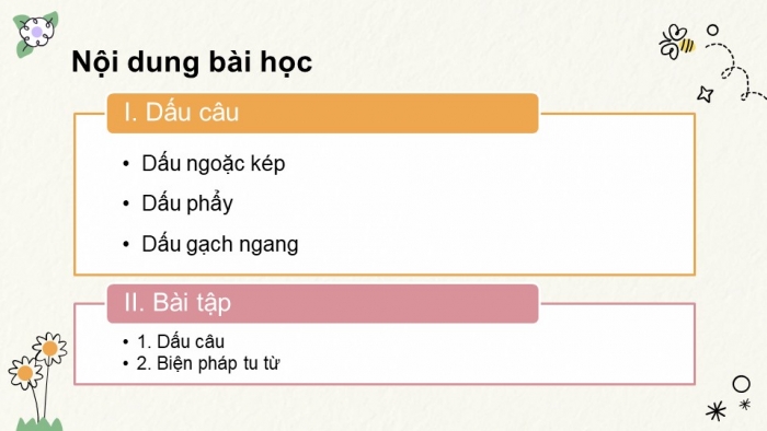 Giáo án PPT Ngữ văn 6 kết nối Bài 5: Dấu câu, Biện pháp tu từ