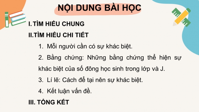 Giáo án PPT Ngữ văn 6 kết nối Bài 8: Hai loại khác biệt