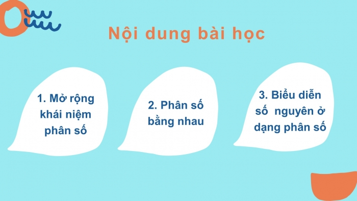 Giáo án PPT Toán 6 chân trời Bài 1: Phân số với tử số và mẫu số là số nguyên